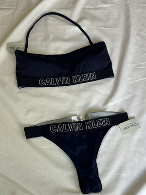 Calvin Klein γυναικείο μπλε μαγιό σετ μέγεθος Medium καινούργιο