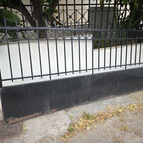 Sliding garage door used 3.75 m length 1.35 m height