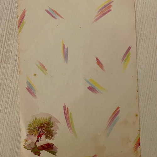 Vintage letter glue used from the 1990s