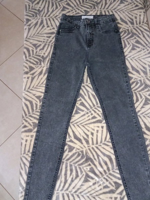 Pink Woman women's black jeans size XS like new
