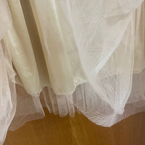 Rose & Elvis lace and tulle dress cream size S/M like new