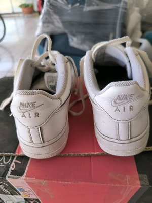 Nike Air Force 1 kids used size 37.5 white sneakers