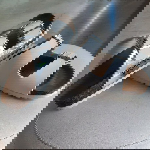 Νέα γυναικεία πέδιλα Nak λευκά με ρυθμιζόμενο λουράκι, μέγεθος 37