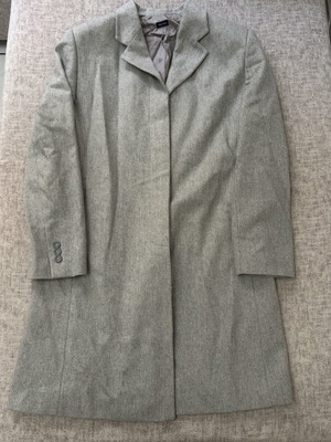Women's coat used, slim fit gray, size S