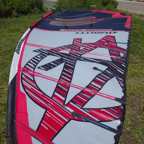 Avanti Poweride 7.0 m Windsurfing Sail used, freerace freeride no cam