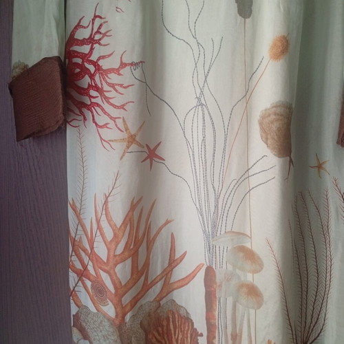 Hoss Intropia silk women's dress like new, brown and turquoise