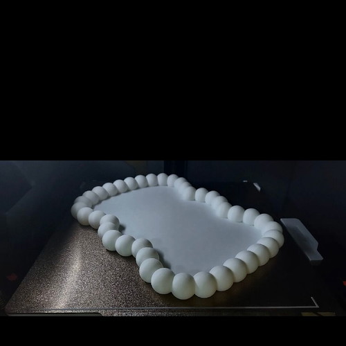Decorative tray new with ball-shaped design