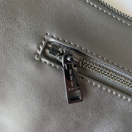 Y Not? Evening clutch crossbody like new, gray and silver