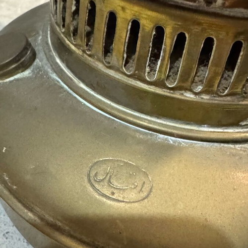 Antique brass samovar used with Persian mark
