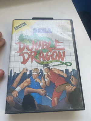 Double Dragon Sega Master System game like new with booklet