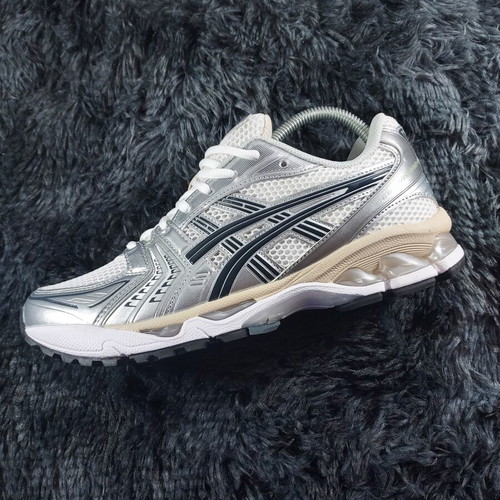 Asics Kayano 14 sneakers, grey and beige, size 43.5