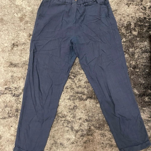 SheX fabric pants blue like new size M