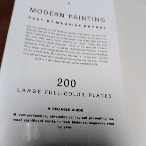 Modern Painting book used, contemporary art in English