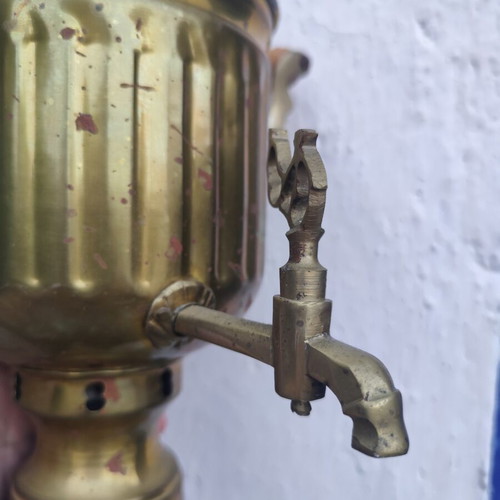 Vintage electric samovar with teapot, 45 cm