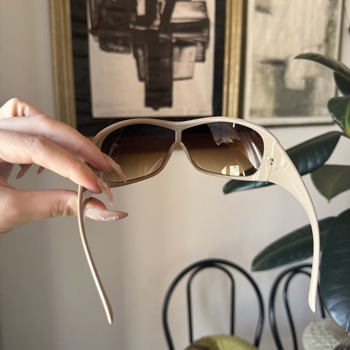 Y2K Sunglasses like new, beige