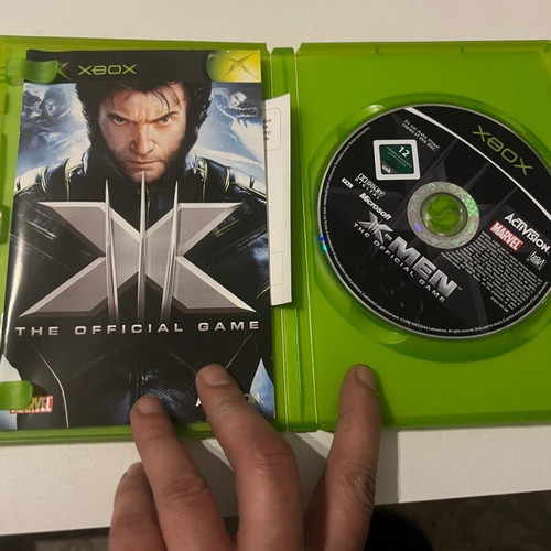 Xbox Xmen CIB used with discoloration on cover