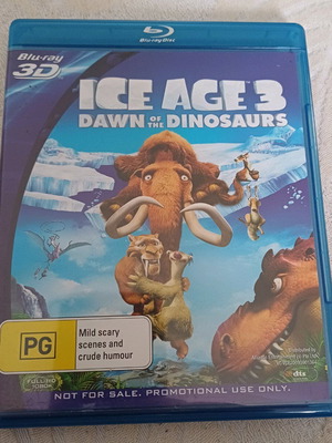 Ice Age 3 Dawn of the Dinosaurs Blu-Ray 3D new