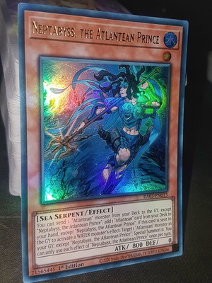 Neptabyss The Atlantean Prince YuGiOh TCG Ultra Rare Foil like new