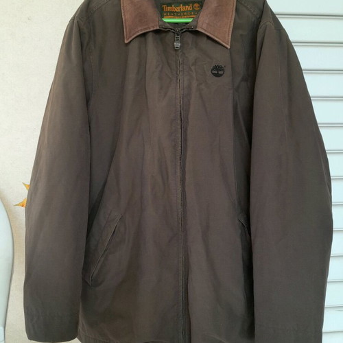 Timberland men's jacket used brown size L