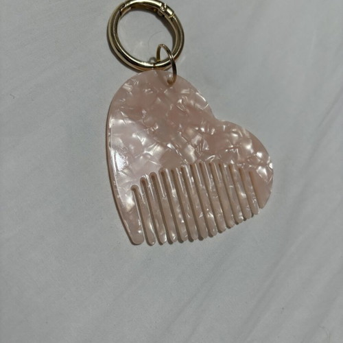 Mini Heart Comb Keychain new