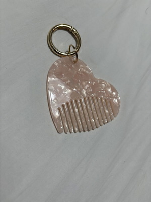 Mini Heart Comb Keychain new