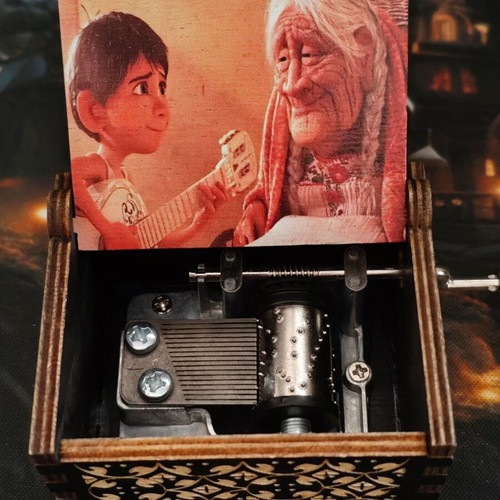 Wooden music box Coco Remember Me like new