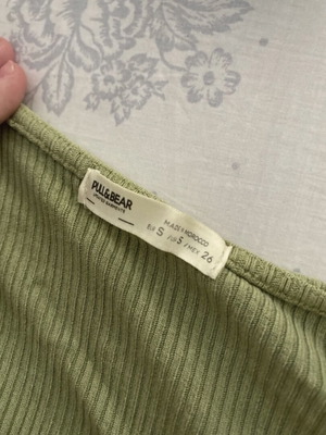 Pull & Bear Top small, like new, green