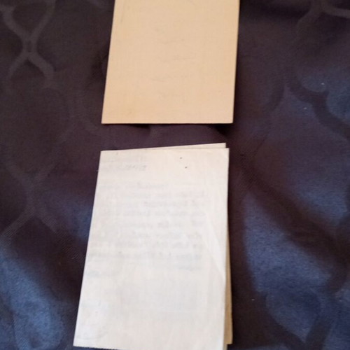 Marriage certificate 1943 and urban planning document 1956 used