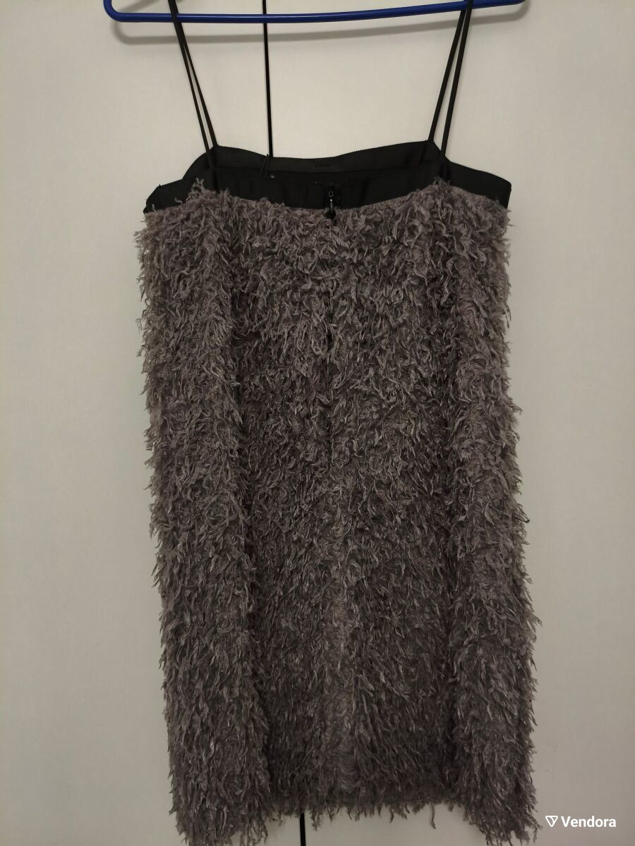 zara grey fringe dress Zara Trafaluc fringe dress! A line dress with fringe