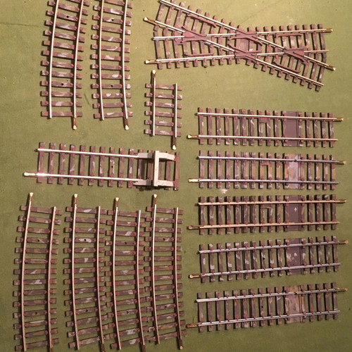 Jouef Model Train Tracks used, HO Scale 1/87, set of 14 pieces
