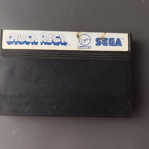 Sega Master System Chuck Rock game used, works normally