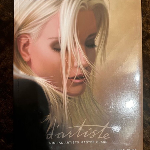 D’artiste Digital Painting art book like new