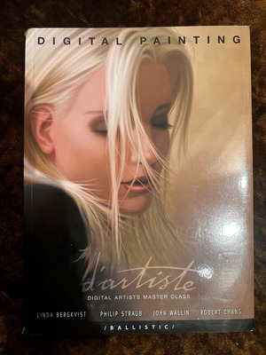 D’artiste Digital Painting art book like new