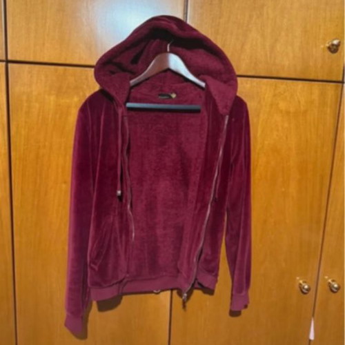 SugarFree hoodie used, red, size M