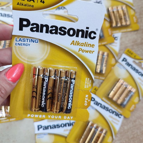 Panasonic AAA batteries new, pack of 12