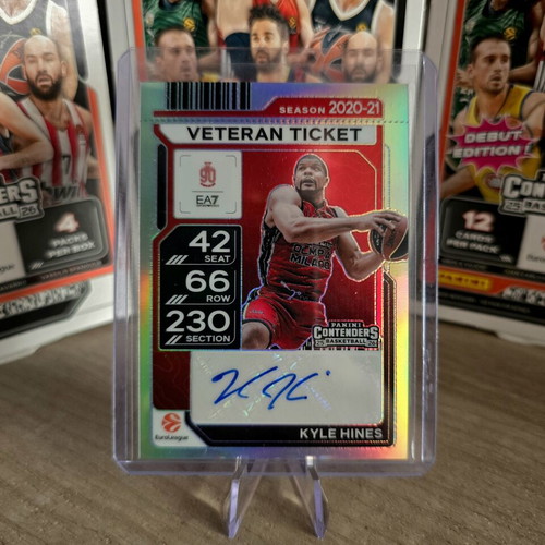 Kyle Hines Auto Panini Euroleague Contenders 2025-26 Armani Milano card new