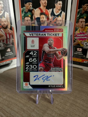 Κάρτα Kyle Hines Auto Panini Euroleague Contenders 2025-26 Armani Milano καινούργια