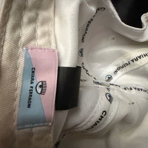 Chiara Ferragni hat used, white, size M