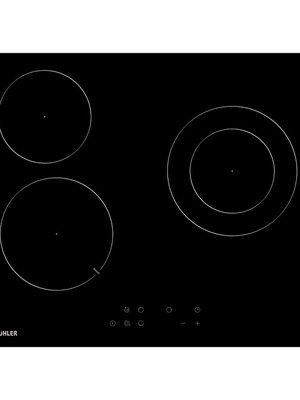 Плот за вграждане Muhler CHP32 нов с 3 нагревателни зони и LED дисплей