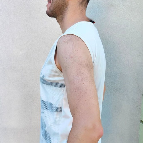 Cutting Edge Athletic Sleeveless Mesh Shirt with Union Jack XL used