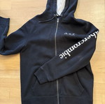 Abercrombie and Fitch black hoodie, size S