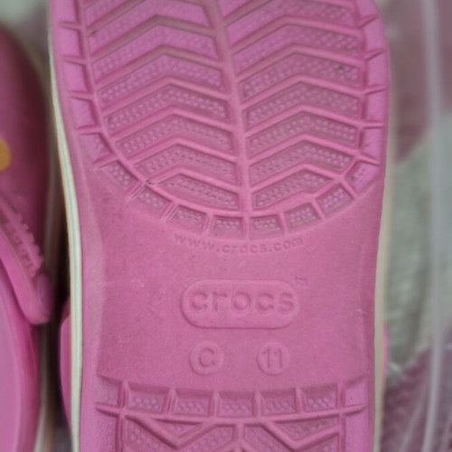Crocs children's flip-flops used, size C11 (28-29), pink