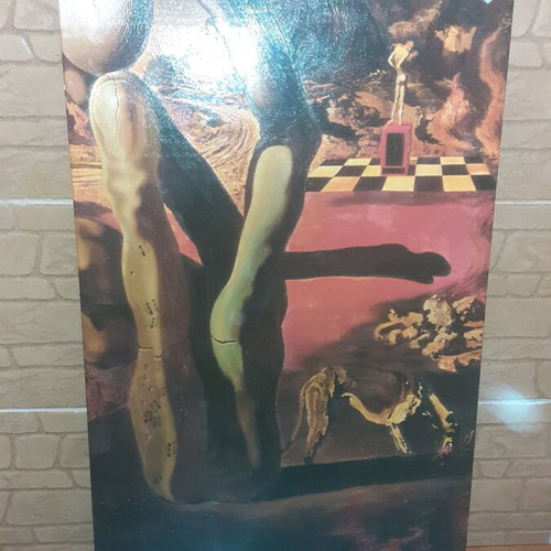 Salvador Dalí Metamorphosis of Narcissus painting refurbished