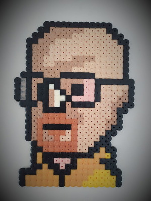 Χειροποίητο διακοσμητικό πορτρέτο Walter White Breaking Bad καινούργιο