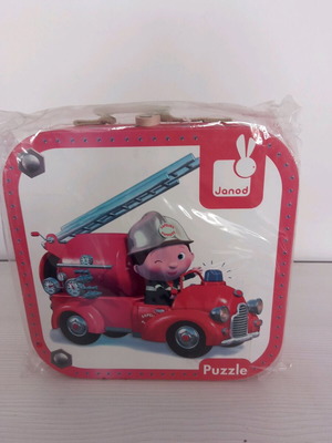 Janod children's puzzle in suitcase new for boys