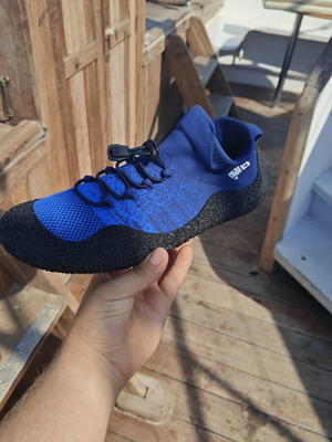 Mares water shoes, blue with black sole