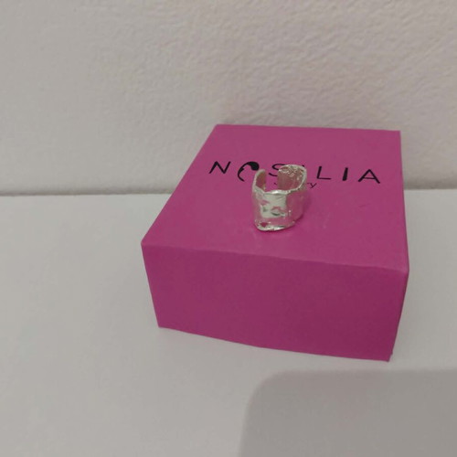 Nasilia Harsh Ring silver 925, new, adjustable size