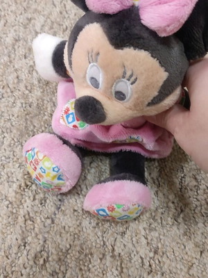 Βρεφική λούτρινη κουδουνίστρα Minnie σαν καινούργιο