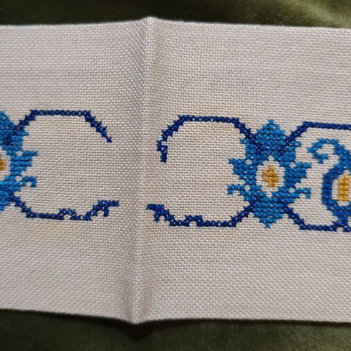 Vintage Set of Two Unique Small Embroideries New