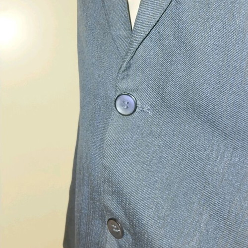Vintage jacket used, gray and blue, size L